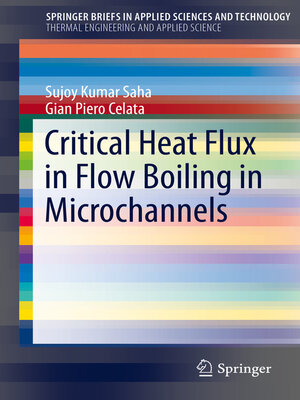 cover image of Critical Heat Flux in Flow Boiling in Microchannels